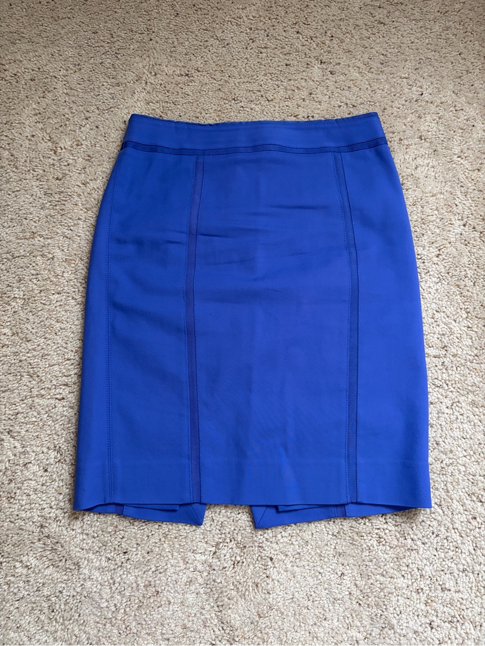White House Black Market Royal Blue Pencil Skirt size 8 (161)